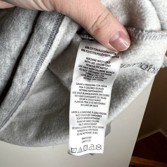 Calvin Klein Gray 1/4 Zip Hoodie - Picture 4 of 5